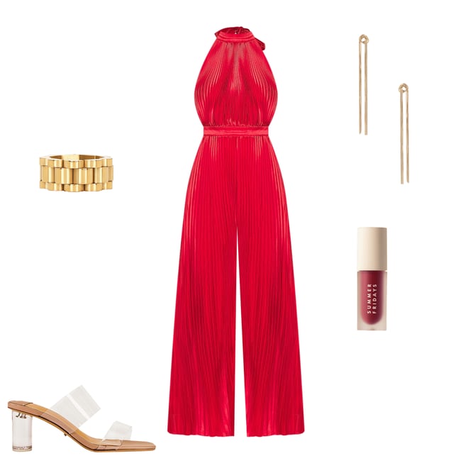 3rd bundle featuring 4 items which compliment Cinema Low Back Jumpsuit