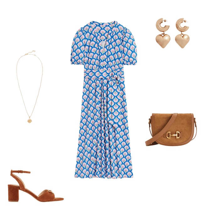 1st bundle featuring 4 items which compliment Sofia Trim Jersey Midi Dress