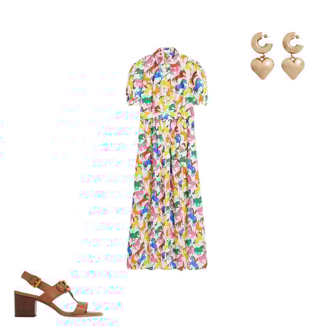 4th bundle featuring 2 items which compliment Alexa Maxi Shirt Dress-Multi, Pony Club