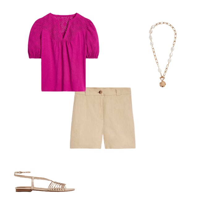 6th bundle featuring 3 items which compliment Dolly Broderie Top
