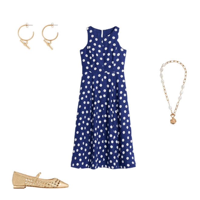 4th bundle featuring 3 items which compliment Carla Linen Midi Dress-Starboard Blue, Painted Dot