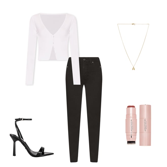 1st bundle featuring 4 items which compliment High Waist Solitaire Jeans