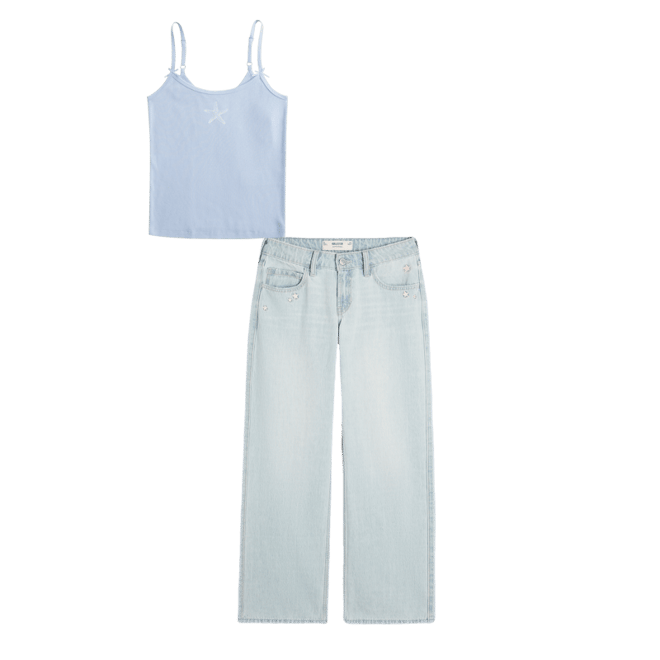 Ribbed Starfish Graphic Cami
