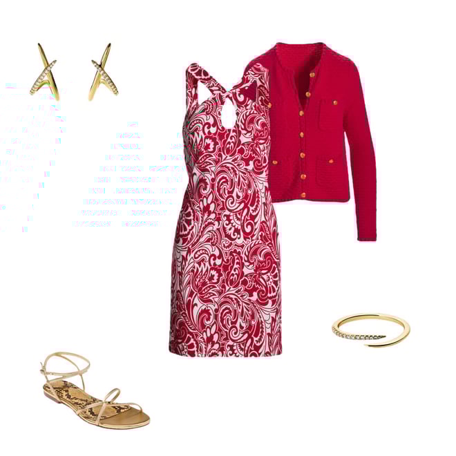 Beyond Travel Print Halter Dress Picnic Paisley