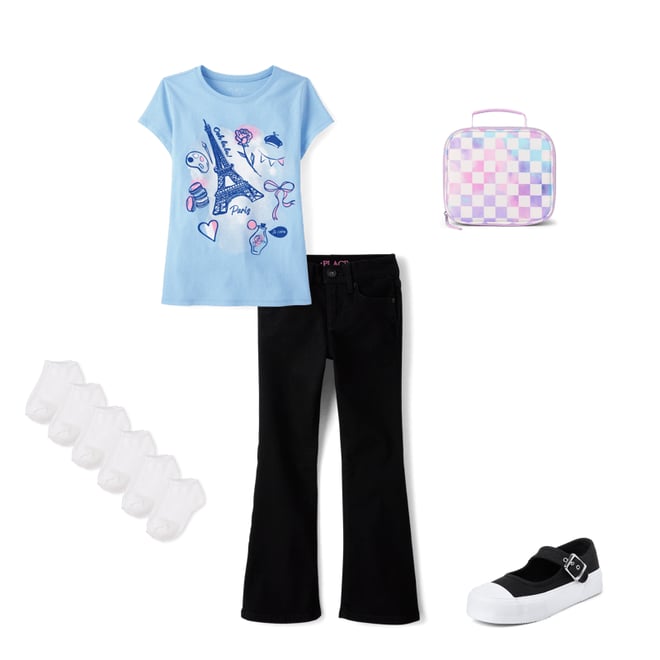 1st bundle featuring 4 items which compliment Girls Platform Mary Jane Sneakers