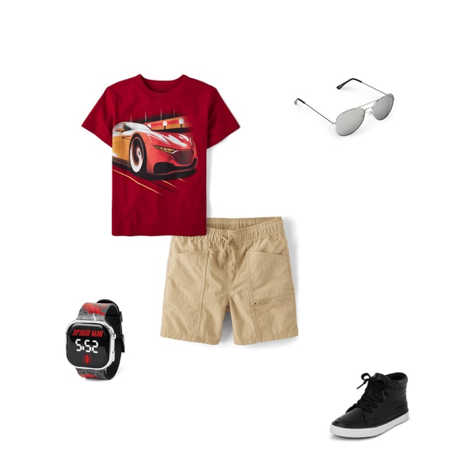 7th bundle featuring 4 items which compliment Boys Quick Dry Cargo Shorts