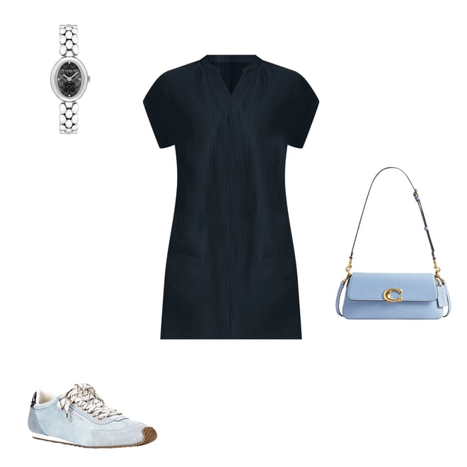 Splendid Adele Gauze V-Neck Short Sleeve Shift Dress | Dillard's