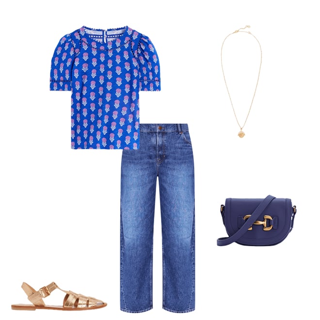 1st bundle featuring 4 items which compliment Mila Trim Detail Top