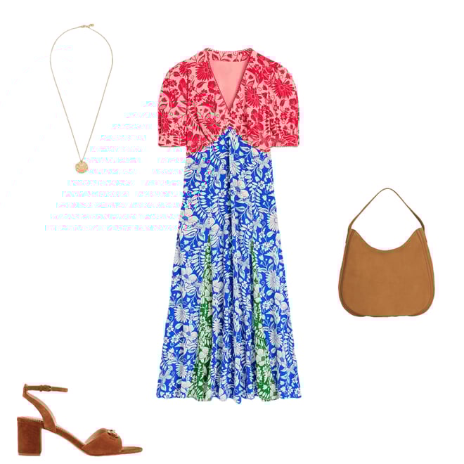 1st bundle featuring 3 items which compliment Rosie Godet Tea Dress-Multi, Wildflower Trail