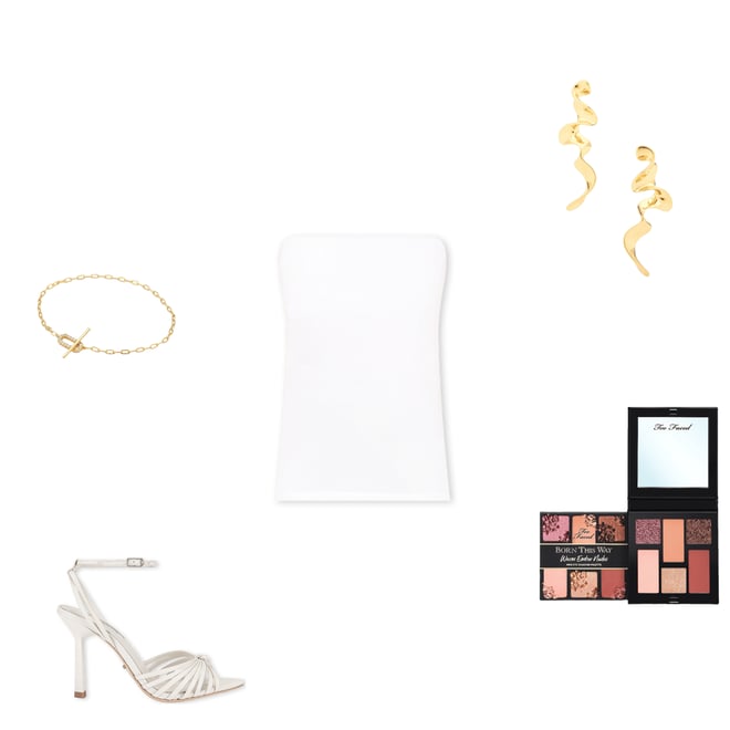 3rd bundle featuring 4 items which compliment Strapless Tube