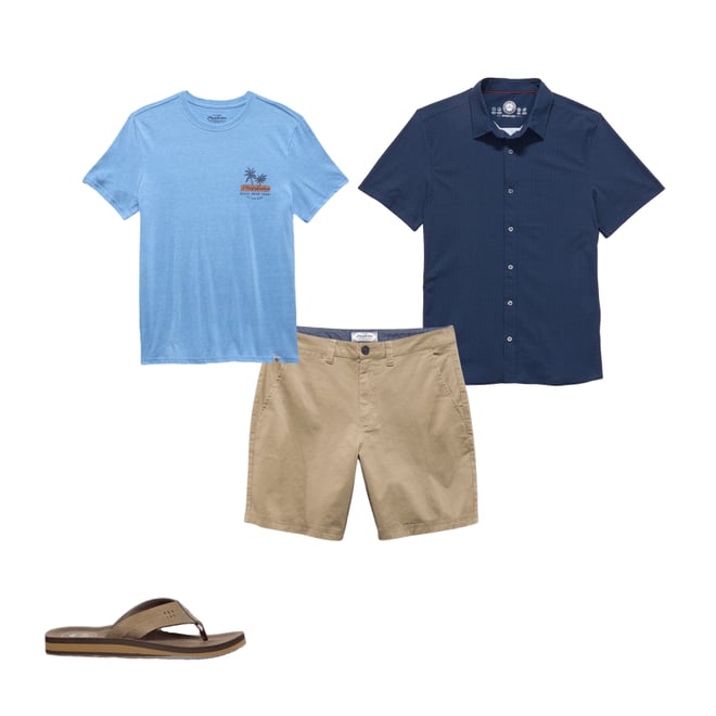 1st bundle featuring 3 items which compliment  Memphis Stretch Shorts - Toast