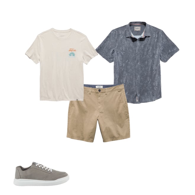 4th bundle featuring 3 items which compliment  Memphis Stretch Shorts - Toast