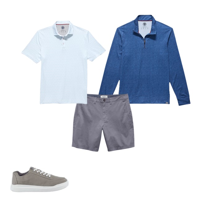 2nd bundle featuring 3 items which compliment  Memphis Stretch Shorts - Grey