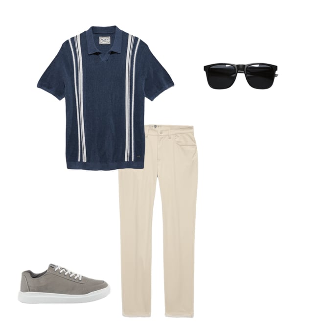 4th bundle featuring 3 items which compliment Journey Stretch 5-Pocket Pant - Nashville Straight Fit - Stone
