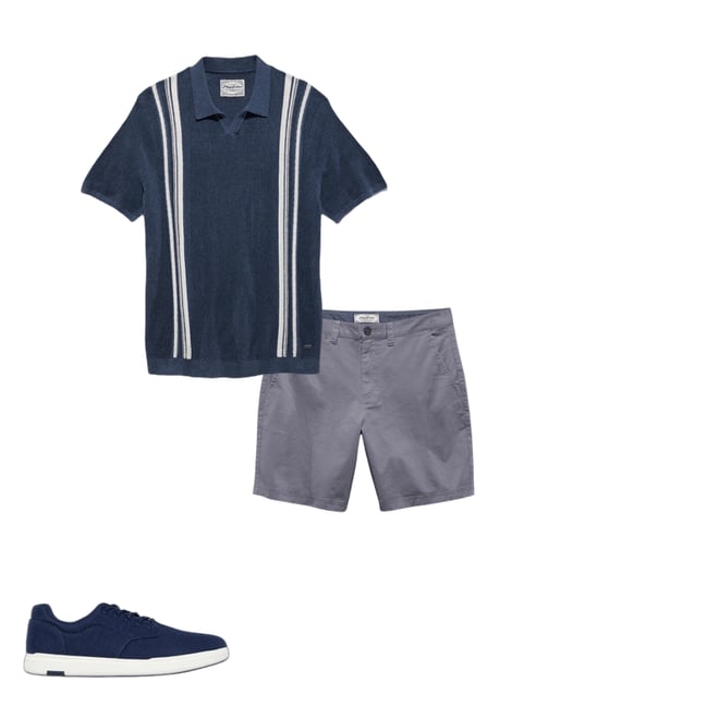 2nd bundle featuring 2 items which compliment  Memphis Stretch Shorts - Grey