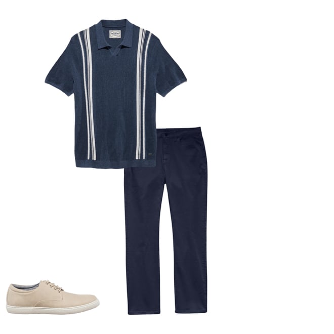 4th bundle featuring 2 items which compliment Castleton Chino Pants - Nashville Straight Fit - Navy