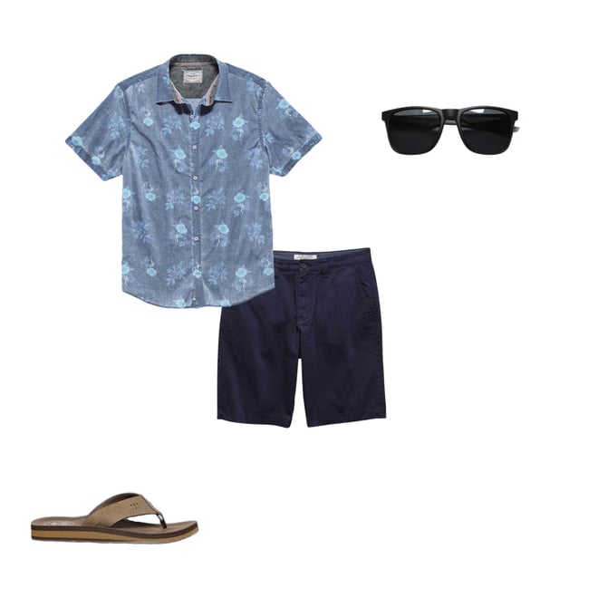 3rd bundle featuring 3 items which compliment  Memphis Stretch Shorts - Navy