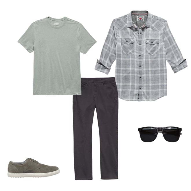 1st bundle featuring 4 items which compliment Wallburg 5-Pocket Pants - Oakland Slim Fit - Charcoal