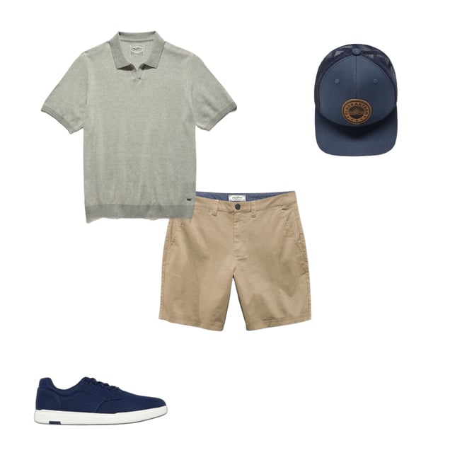 3rd bundle featuring 3 items which compliment  Memphis Stretch Shorts - Toast