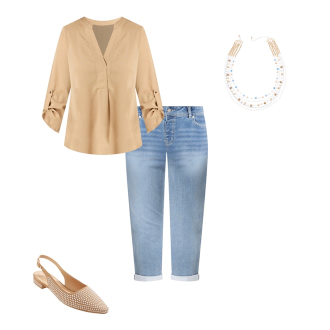  Cato Fashions | Cato Layered Glass Statement Long Necklace