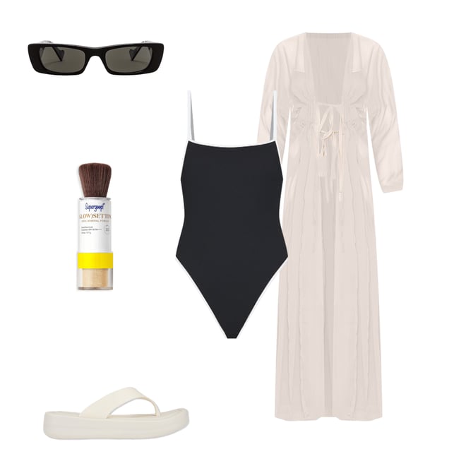 6th bundle featuring 4 items which compliment Fluo Rectangular Sunglasses