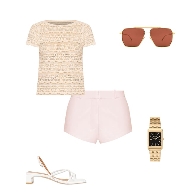 5th bundle featuring 4 items which compliment Light Ribbon Pilot Sunglasses