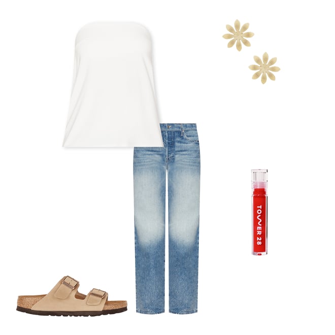 1st bundle featuring 4 items which compliment The Dodger Button Sneak Jeans