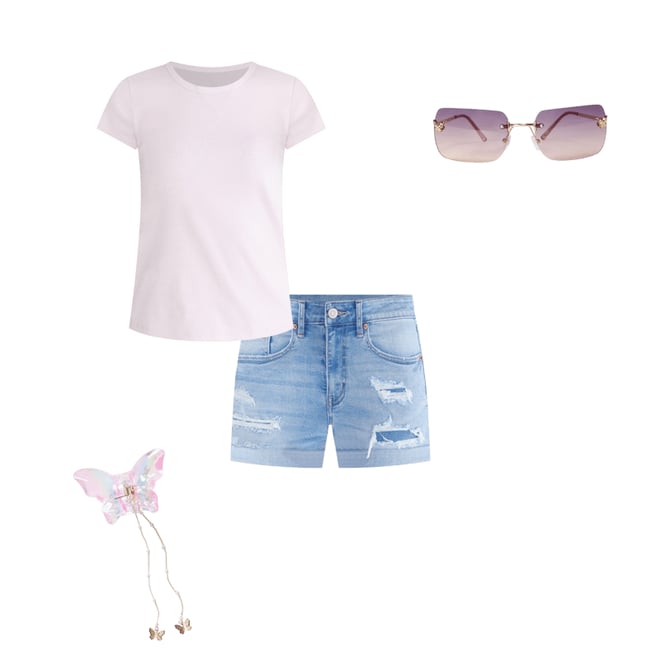 Premium Seriously Stretchy High-Rise Denim Midi Shorts