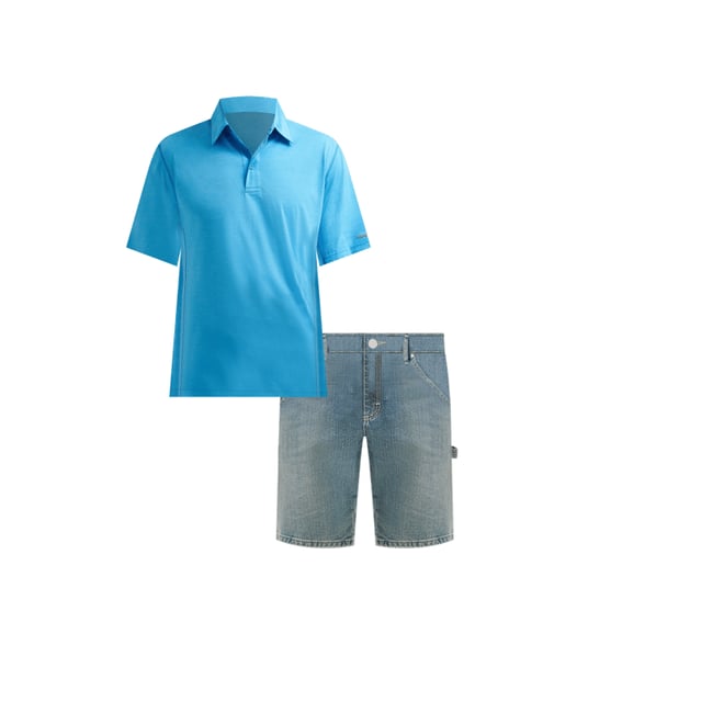 Men's Carpenter Short in Montana Ice