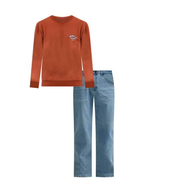 Wrangler® Five Star Premium Denim Flex for Comfort Relaxed Fit Jean in Bleached Tint