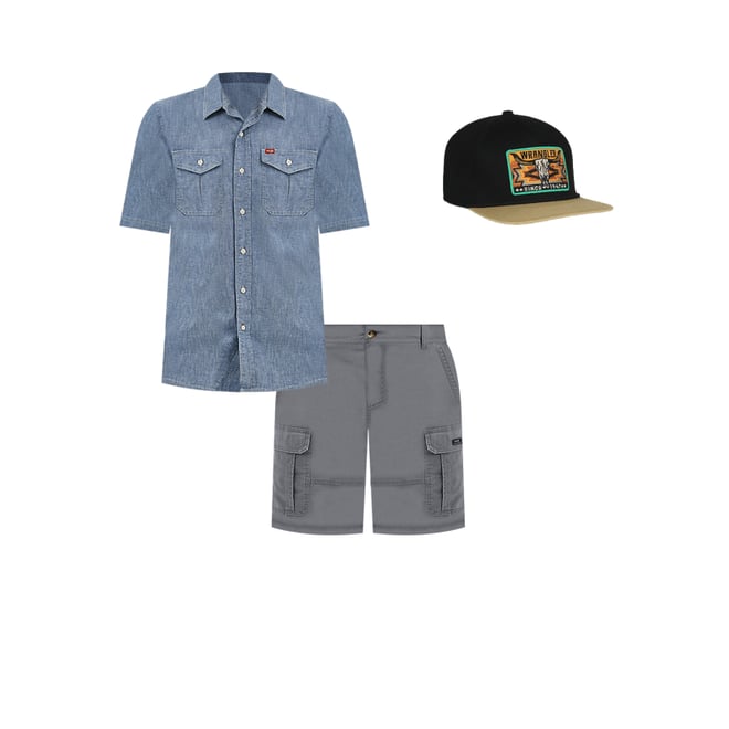 Men's Five Star Premium Cargo Short in Pewter