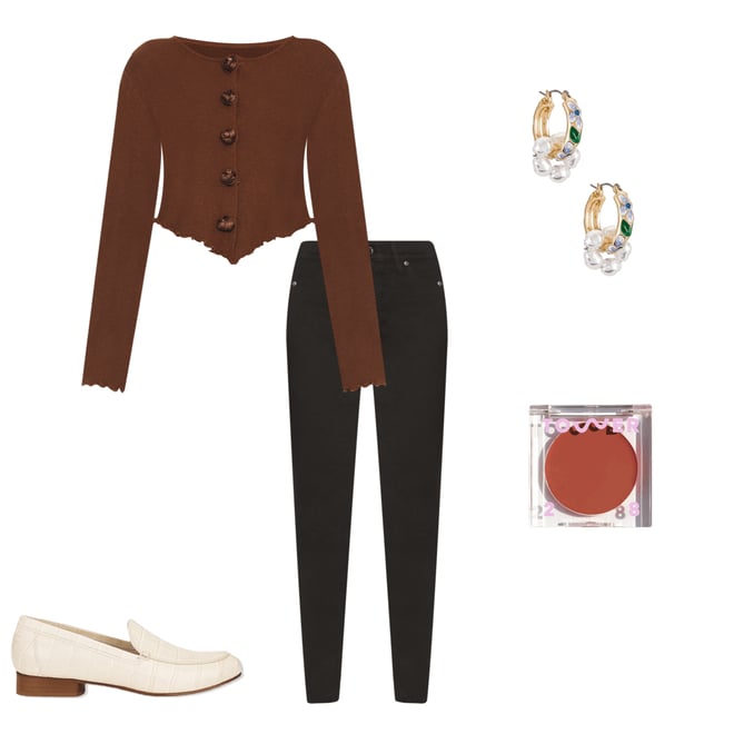 5th bundle featuring 4 items which compliment High Waist Solitaire Jeans