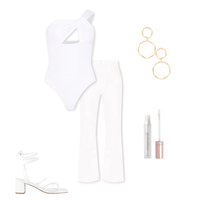 1st bundle featuring 4 items which compliment Jimena One Shoulder Bodysuit