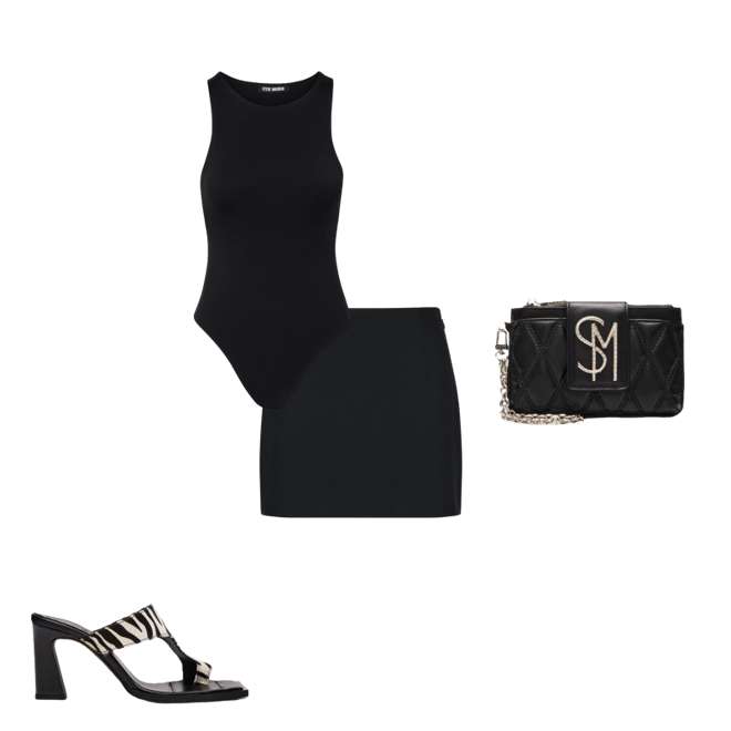 新作☆Steve Madden Chev2 ブラックウォレット 新作☆Steve Madden Chev2 ブラックウォレット (Steve Madden