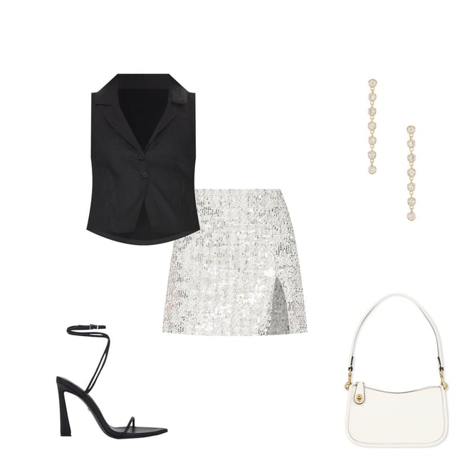 Amanda Uprichard Dale Mini Skirt in Stellar | REVOLVE