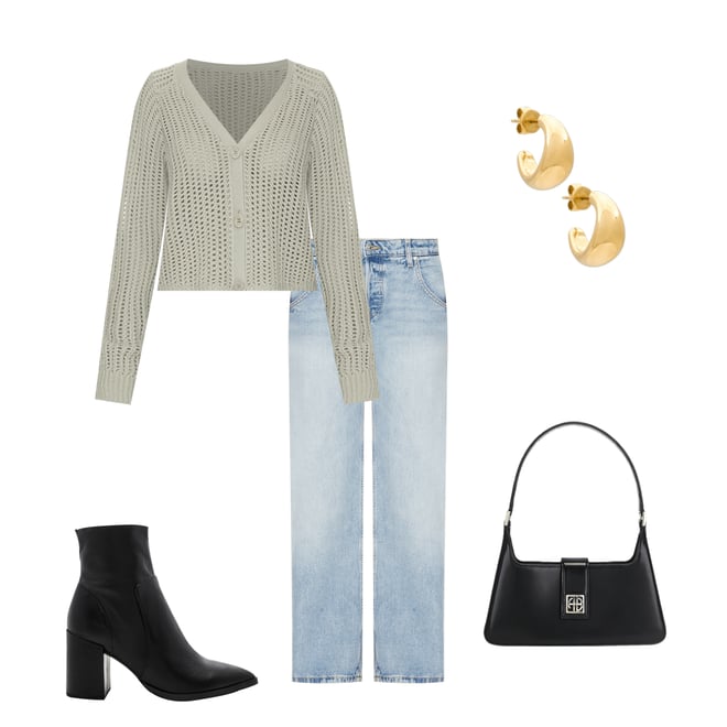 3rd bundle featuring 4 items which compliment Yasmeen Slouchy Cardigan