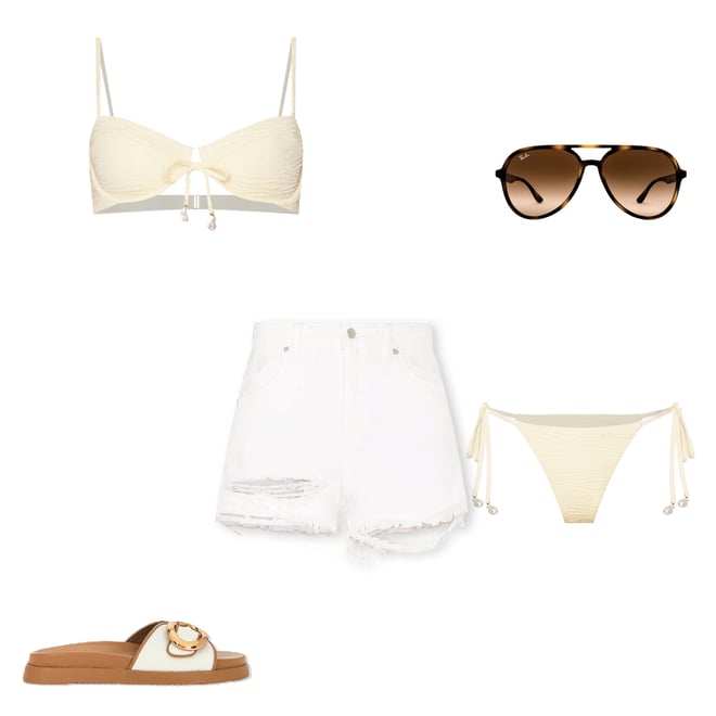 2nd bundle featuring 4 items which compliment Dusters Short Short in Layla White