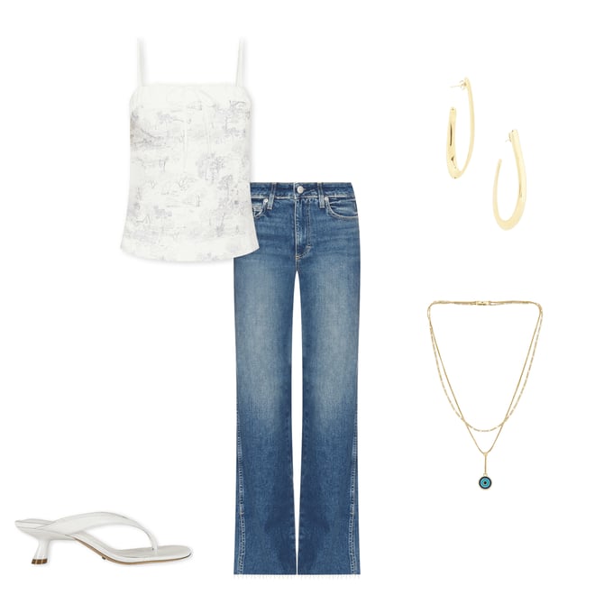 3rd bundle featuring 4 items which compliment x REVOLVE Krista Sandal