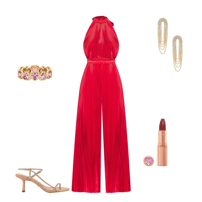 1st bundle featuring 4 items which compliment Cinema Low Back Jumpsuit