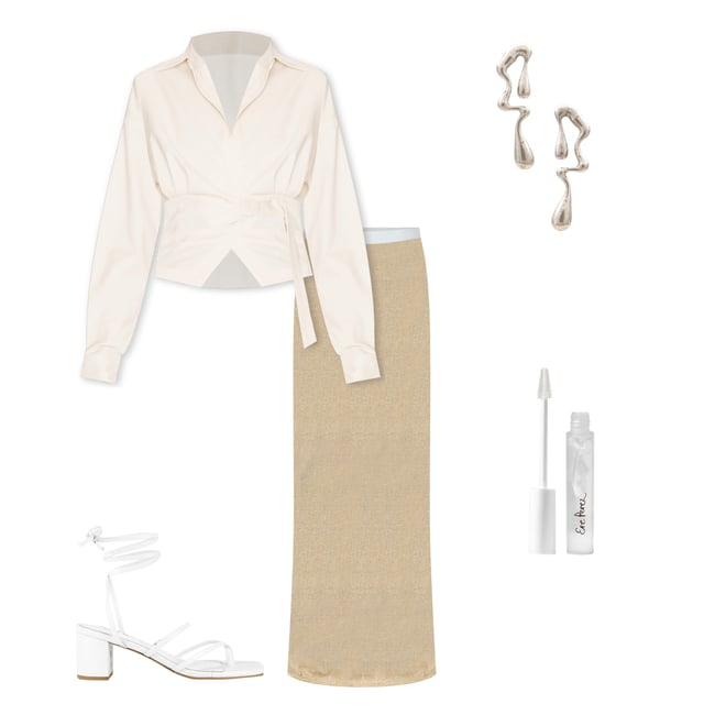 2nd bundle featuring 4 items which compliment x Nat & Liv Burnished Silver Drop Earrings