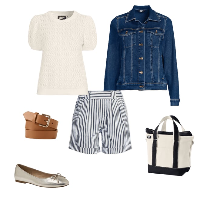 Women's Denim Trucker Jacket | Lands' End
