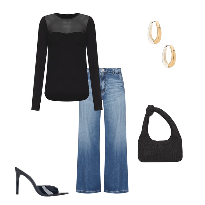 2nd bundle featuring 4 items which compliment Oslo Mesh Top