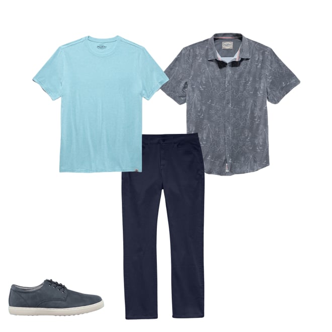 3rd bundle featuring 3 items which compliment Castleton Chino Pants - Nashville Straight Fit - Navy