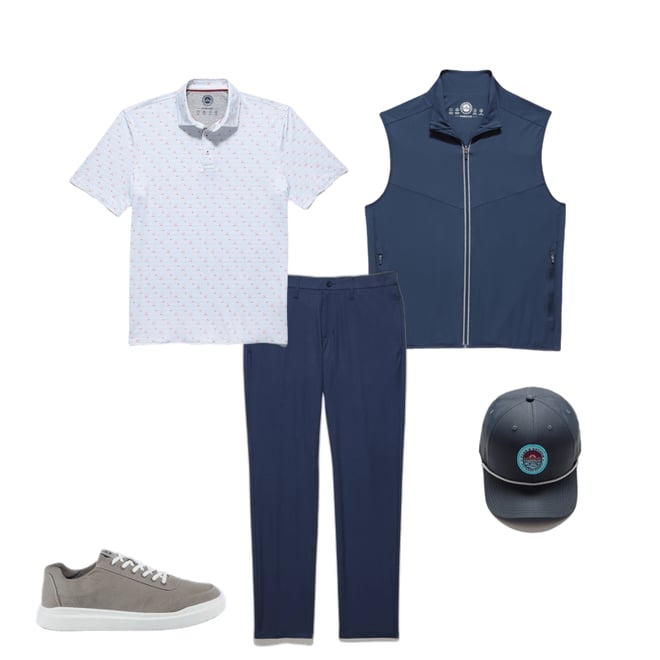 1st bundle featuring 4 items which compliment  Sunset Rope Performance Hat - Navy