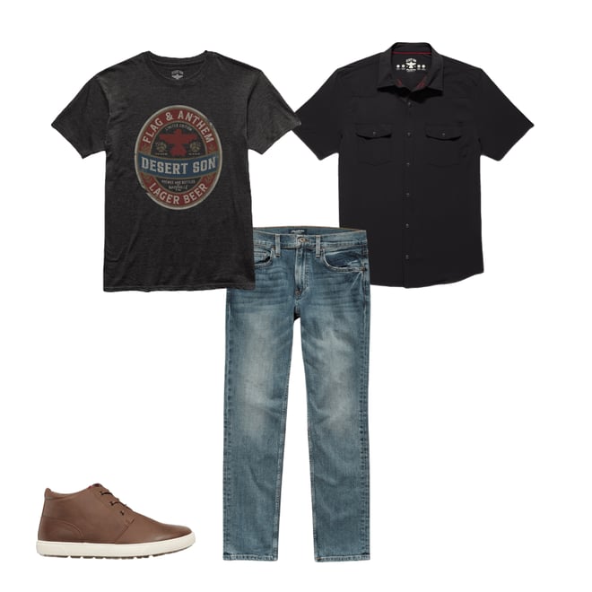 2nd bundle featuring 3 items which compliment  Weston Mid-Top Sneaker - Brown