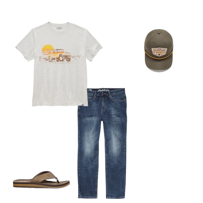 1st bundle featuring 3 items which compliment  Limited Edition Whiskey Rope Trucker Hat - Olive