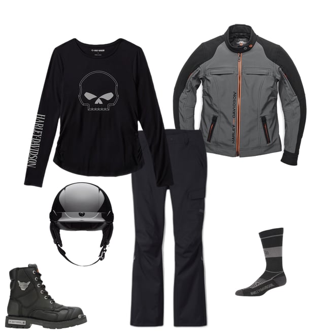 Women's H-D New Horizon Windproof Softshell Riding Jacket