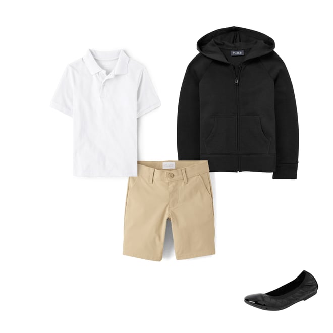 4th bundle featuring 3 items which compliment Girls Quilted Ballet Flats