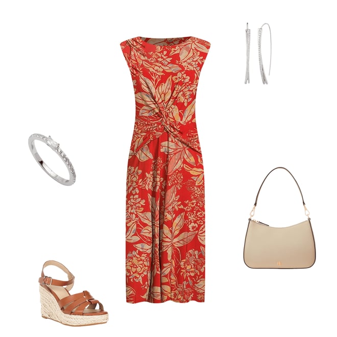 特価！Ralph Lauren Floral-Embroidery Mesh-Yoke レース ワンピ Lauren Ralph Lauren Floral Print Crinkle Georgette V-Neck