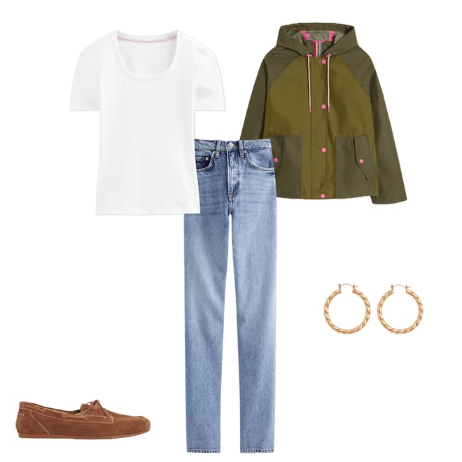 3rd bundle featuring 4 items which compliment Cropped Rain Mac